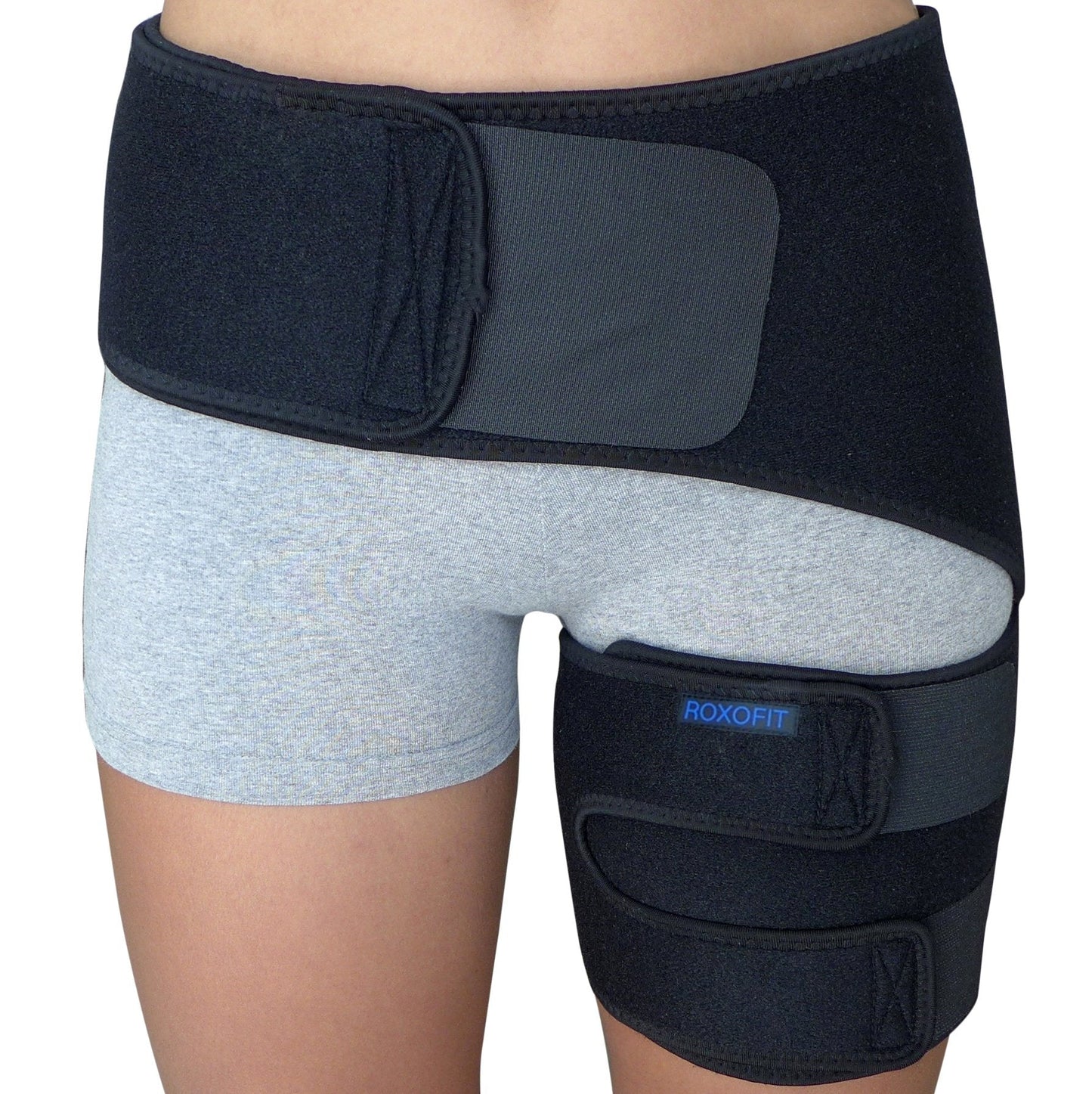 Hip Brace for Women, Men - Sciatica Brace - Groin Pull Compression Wrap - Sciatica Pain Relief Devices, Hip Brace for Sciatica Pain Relief Brace, Sciatic Relief Devices, Sciatic Nerve Pain Relief, Thigh Compression Sleeve, SI Belt, Hamstring Compression S