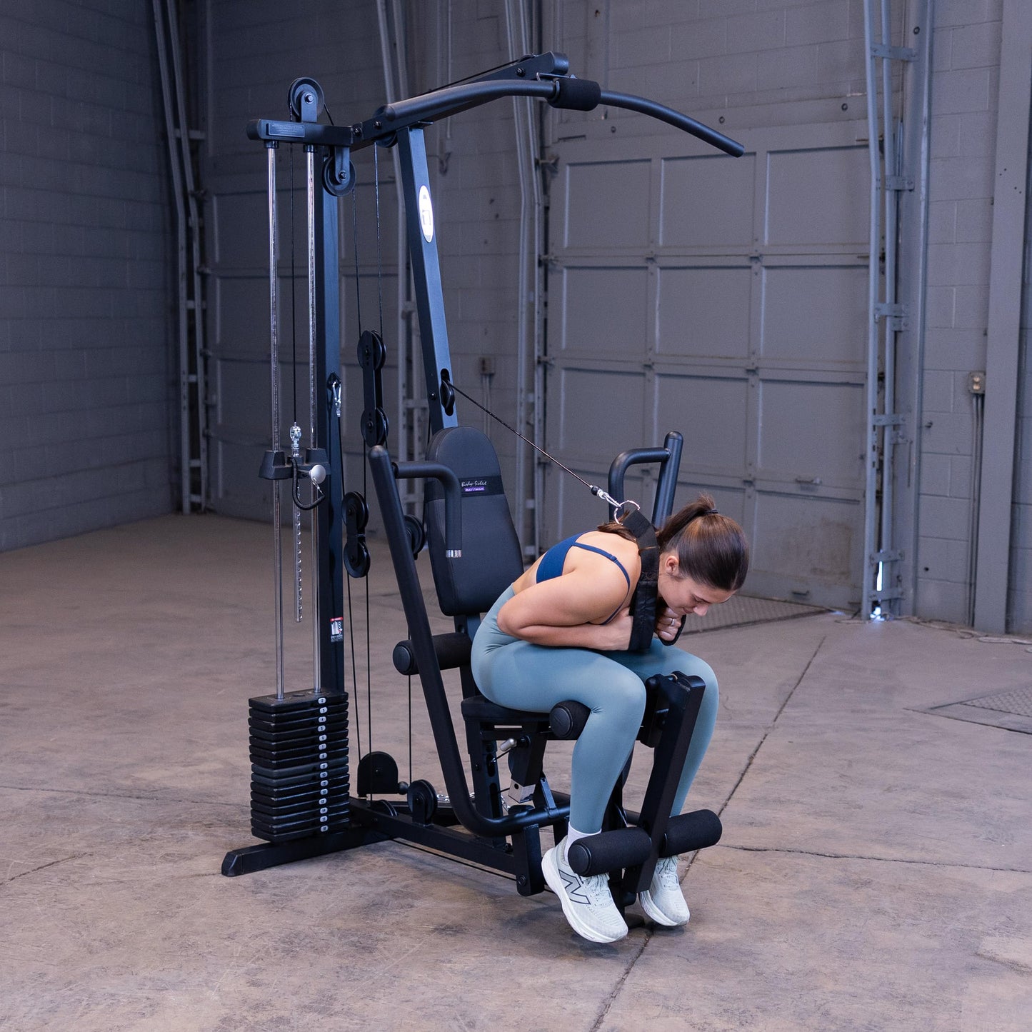 Body-Solid (G1S) Selectorized Weights Stack, Commercial and Home Gym Machine, Arm & Leg Strength Training Exercises