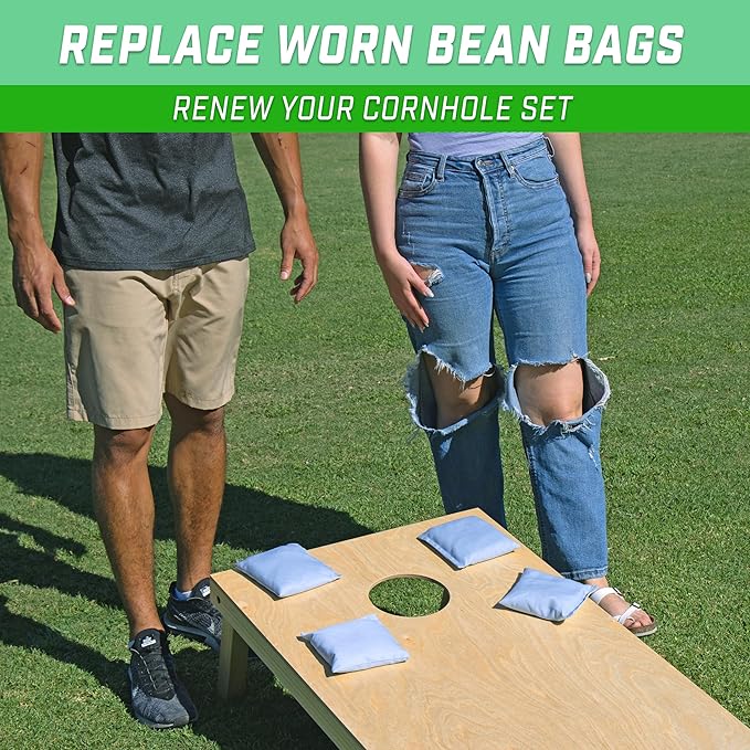 GoSports Classic Cornhole Bean Bags Set of 4-16 Colors Available - Regulation All Weather, Mix and Match