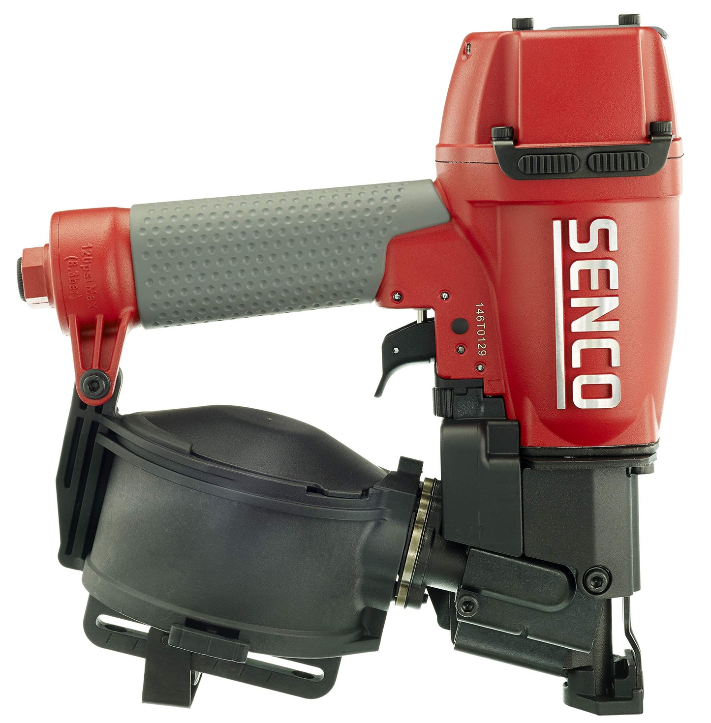 Senco 8V0001N RoofPro 445XP 1-3/4" 15-Degree Angle Wire Pneumatic Coil Siding Nailer, Roofing Nailer