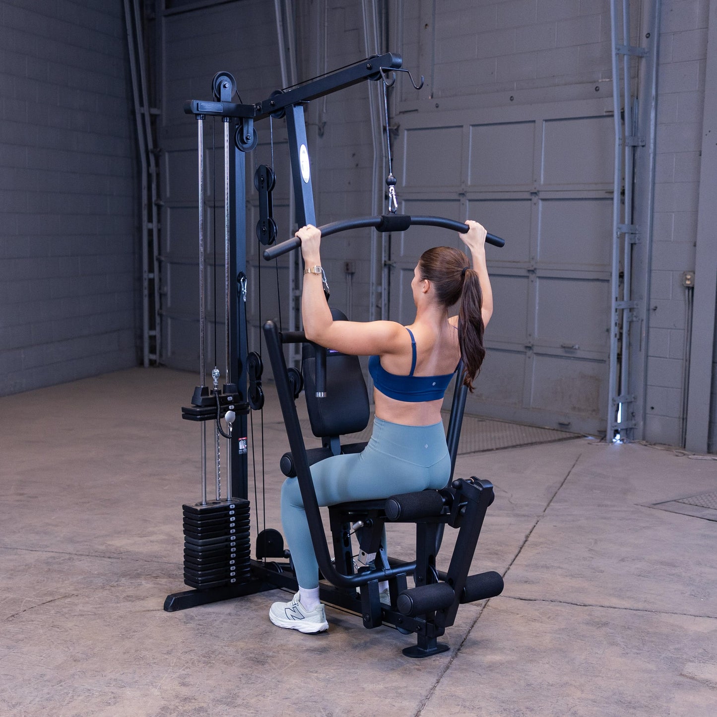 Body-Solid (G1S) Selectorized Weights Stack, Commercial and Home Gym Machine, Arm & Leg Strength Training Exercises