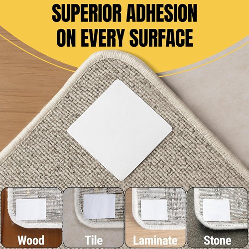 Double Sided Rug Tape - 2 Inch x 30 Yd | Secure Area Rugs on Carpet, Laminate & Hardwood Floors
