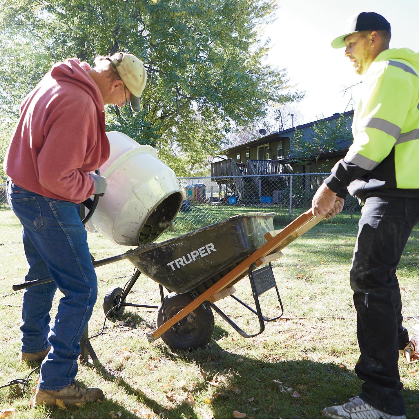 Klutch Electric Cement Mixer, 6.35 Cu. Ft. Drum