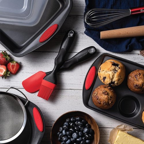 Baker's Secret Baking Sheets - Nonstick Cookie Sheet Set with Handles | 3-Piece Bakeware Set