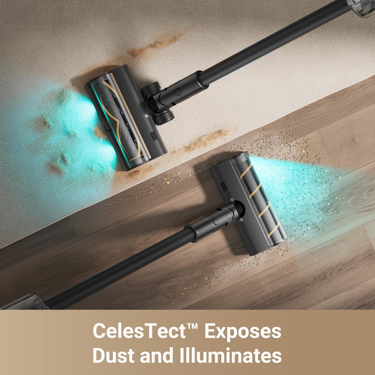DREAME Z30 Cordless Vacuum Cleaner, 310AW 90 Mins Powerful Suction Stick Vacuum for Home Hard Floor Carpet Pet Hair, Smart Lightweight Rechargeable Battery Vacuum