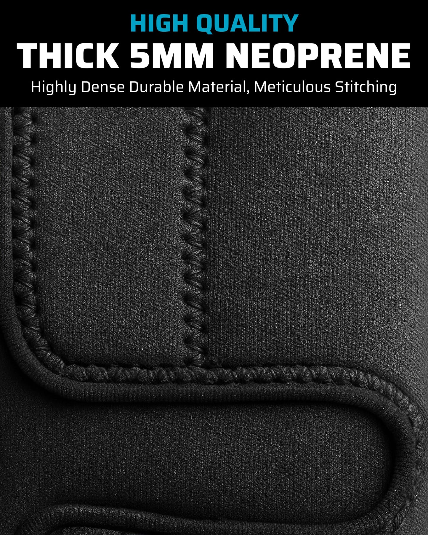THEFITGUY Deadlift Shin Guards, 5mm Dense Neoprene Protection, Easy On-Off, No Need to Take Off Shoes - for Weightlifting and Functional Training (Pair)