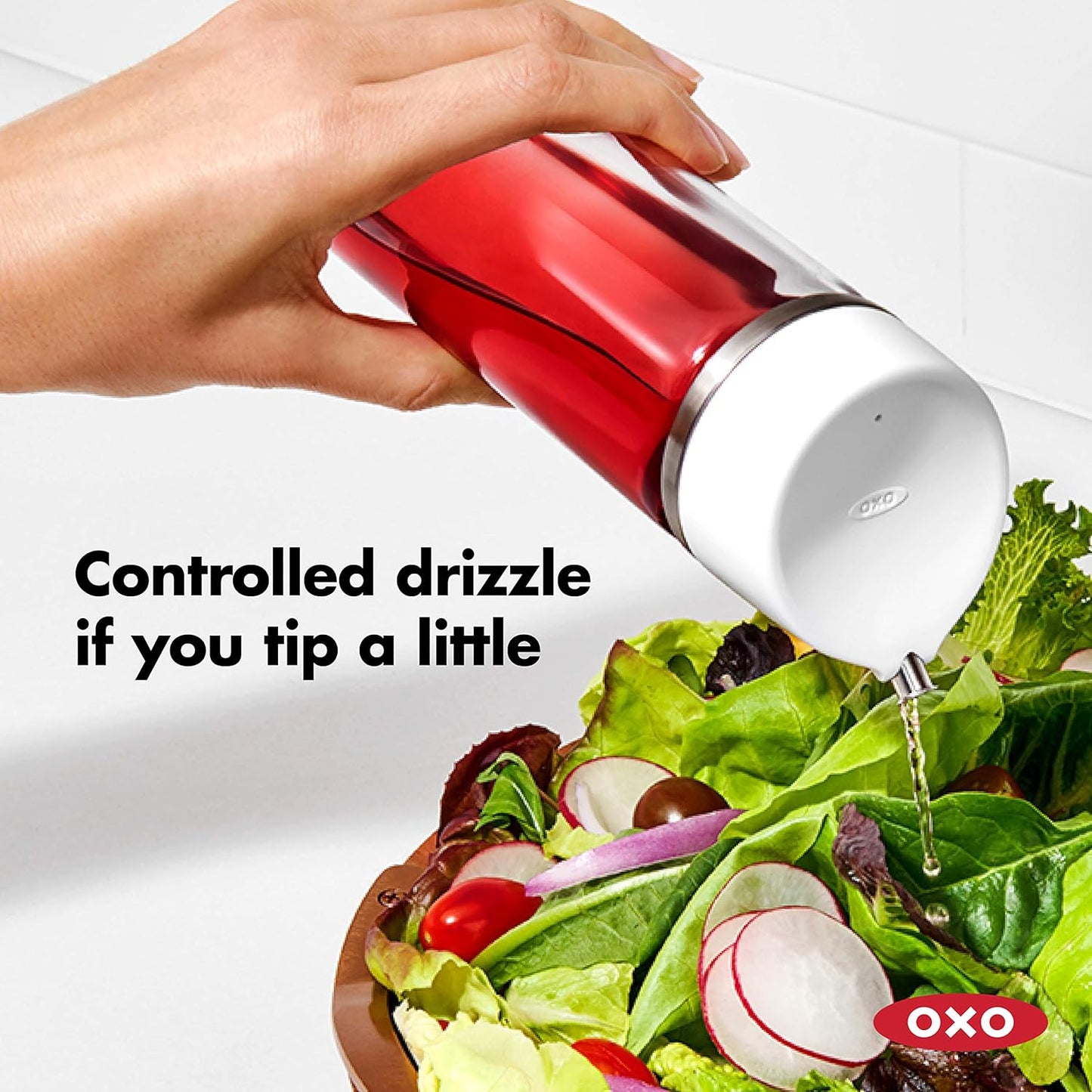 OXO Good Grips 12 Oz Precision Pour Glass Oil Dispenser - Effortless Control & Mess-Free Pouring