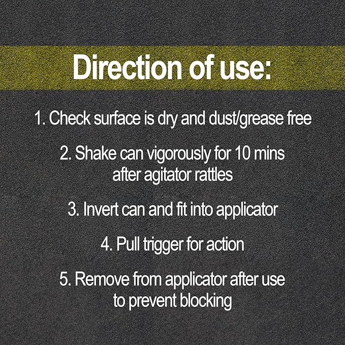 Line Marker, Grass and Road Spray Paint, Athletic Field Striping Paint Spray | Black 26 Fl Oz (Pack of 1)| Perfect for Sports Fields & Pavement