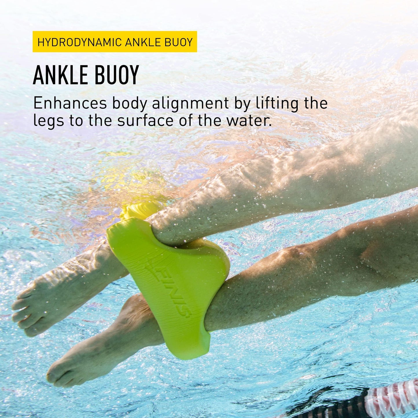 FINIS Ankle Buoy - Fitness & Competitive Swim Training Buoy - for Upper Body & Core Strength Ankle Buoy - Fitness & Competitive Swim Training Buoy - for Upper Body & Core Strength