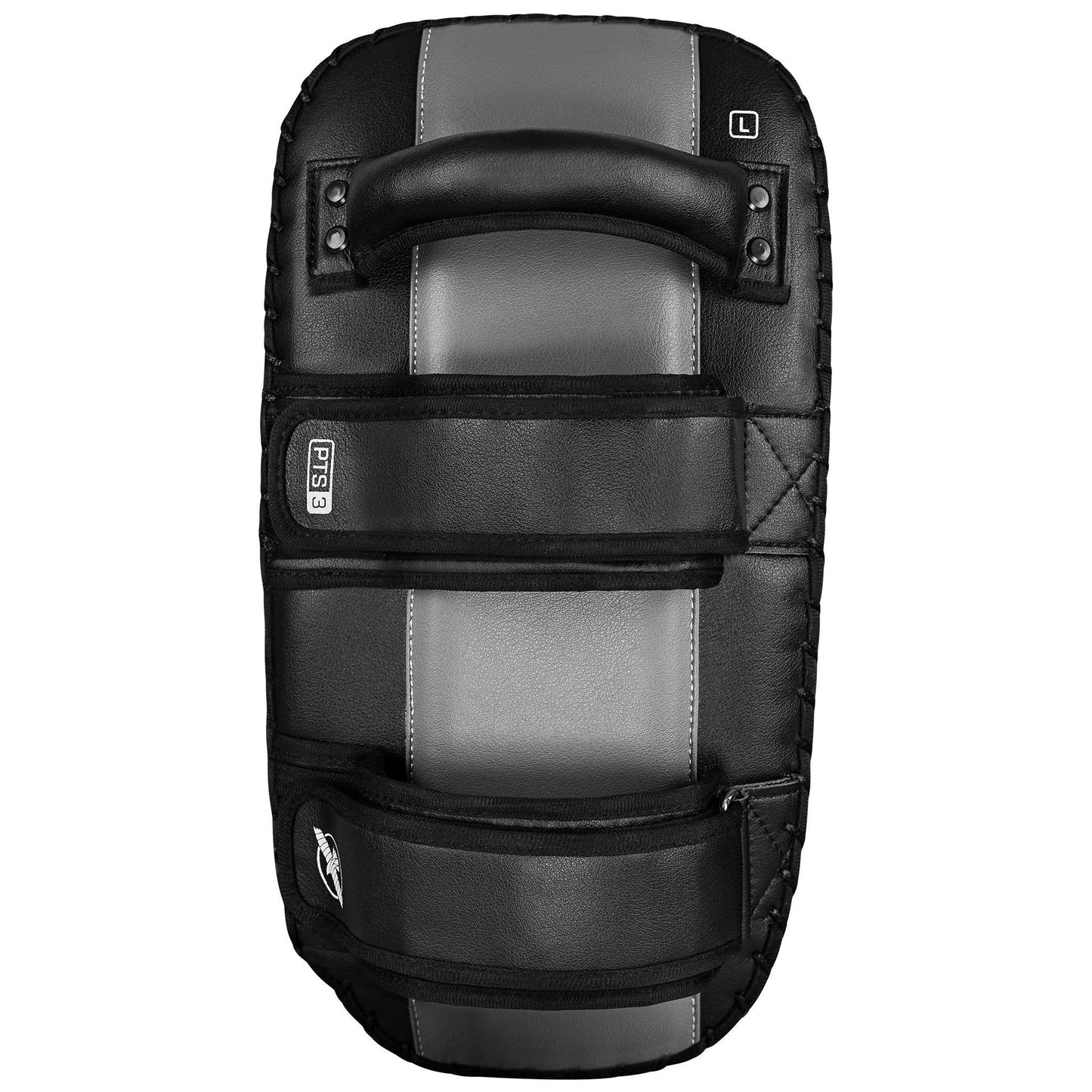Hayabusa PTS3 Muay Thai Pads, Curved Kicking Pads with 5‑Layer Foam, Reinforced Handles & Dual Straps, Easy‑Clean Non‑Absorbent Shell