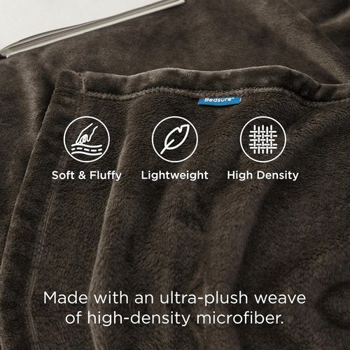 Bedsure GentleSoft King Size Fleece Blanket - Soft, Lightweight, Plush & Cozy Microfiber, 108x90 Inches