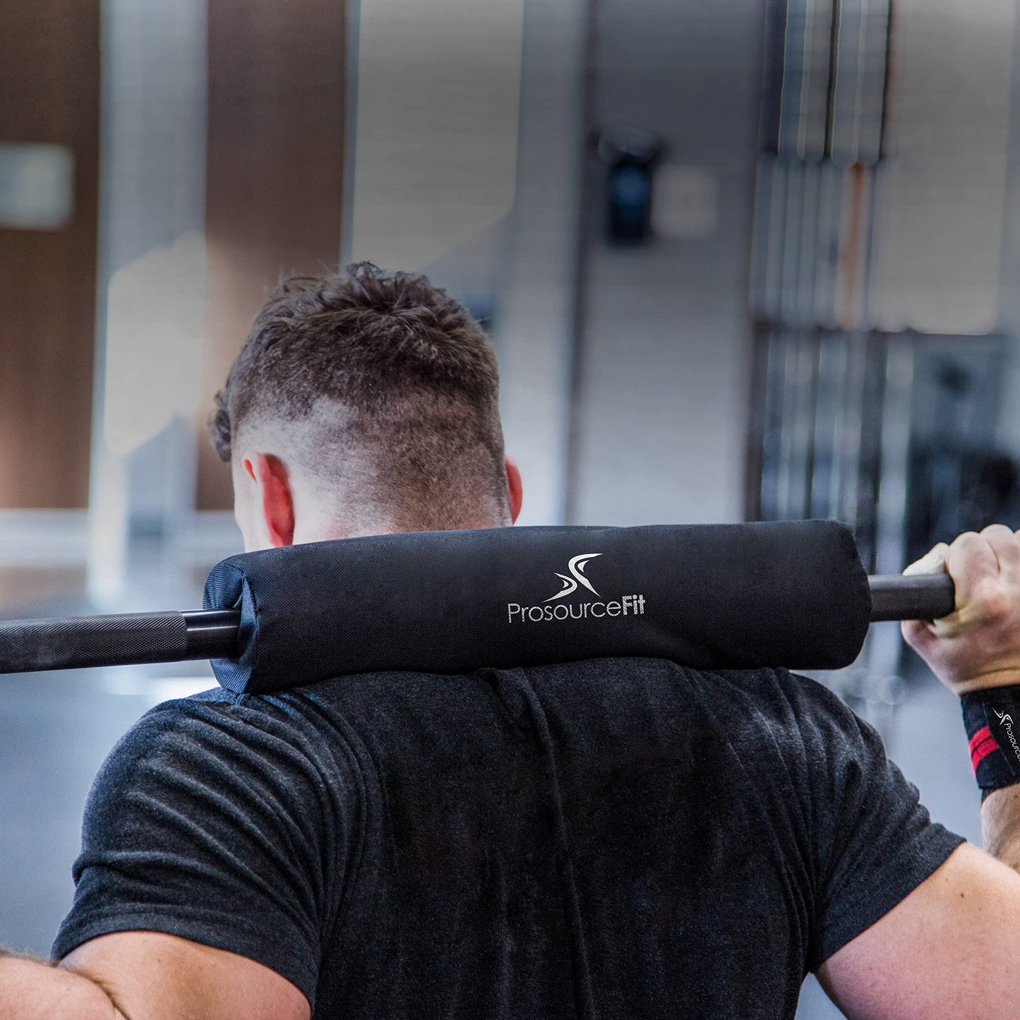 ProsourceFit Weight Lifting Barbell Pad, Thick Protective Padding for Neck & Shoulders for Squats, Hip Thrusts, Lunges