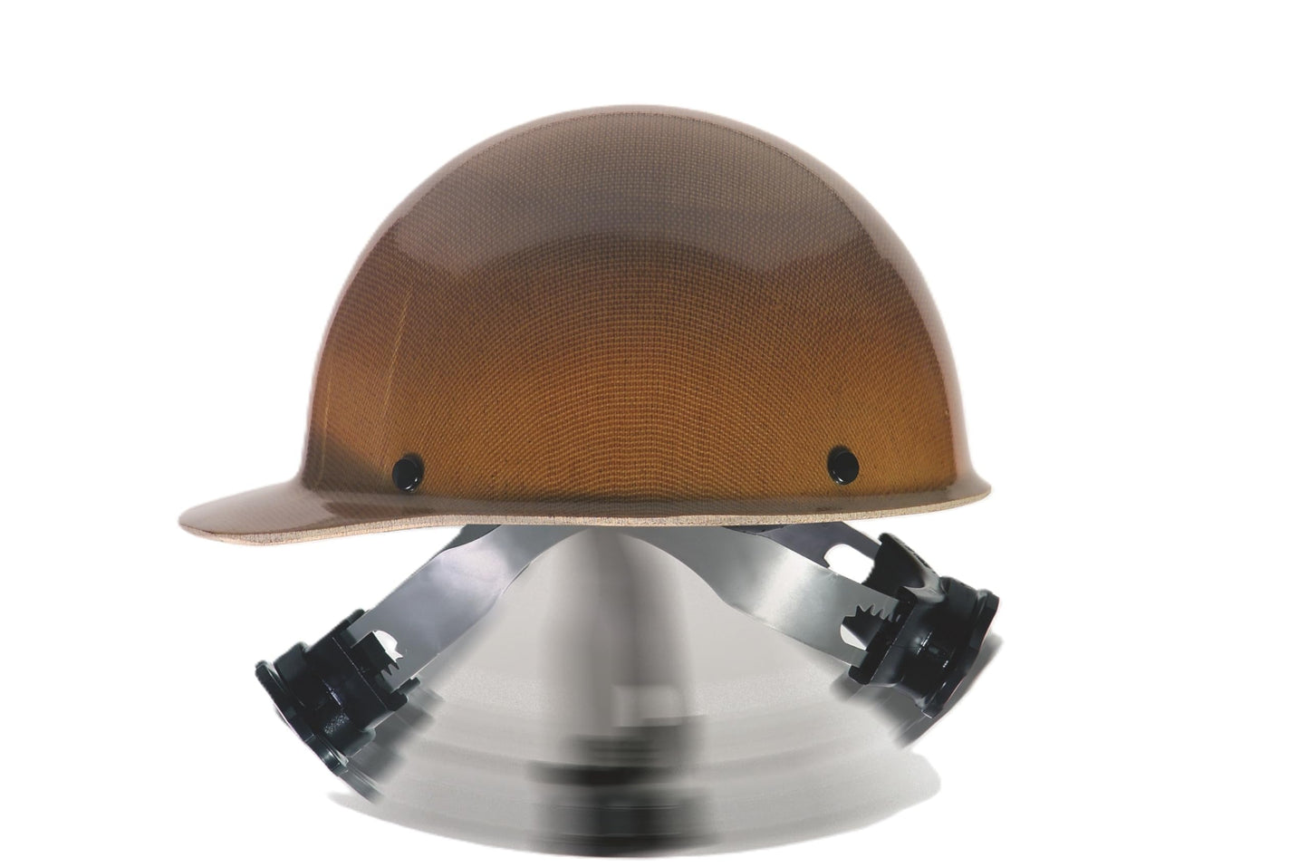 MSA 816651 Skullgard Cap Style Safety Hard Hat with Swing Ratchet Suspension | Non-slotted Cap, Made of Phenolic Resin, Radiant Heat Loads up to 350F - Standard Size in Tan