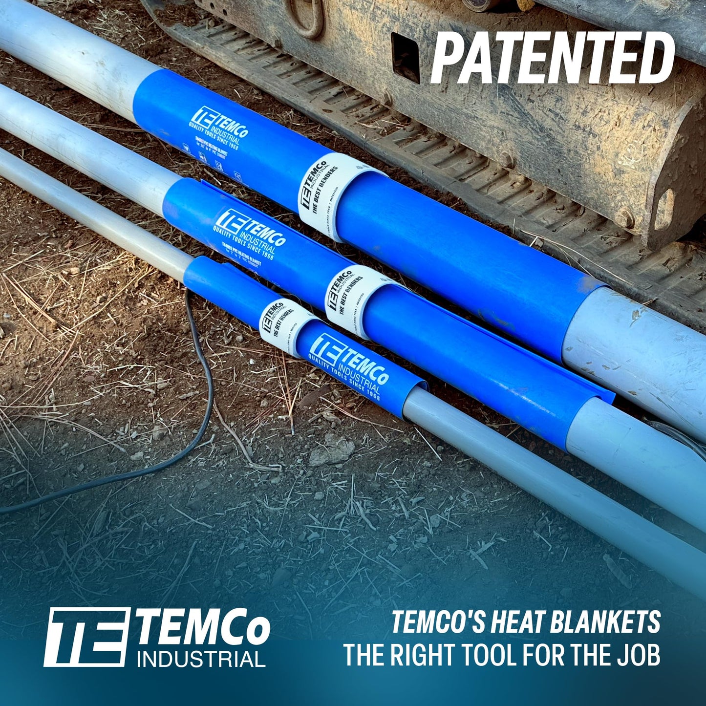 TEMCo TH4001 PVC Conduit Heat Blanket Bender 1/2" - 1 1/2"