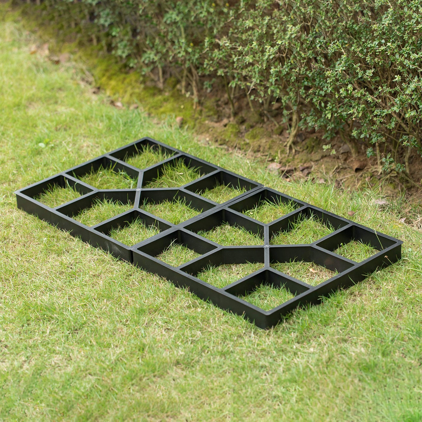 2 Pack Decorative Pavement Mold Cement Form Stamp Walkway Maker Patio Stepping Stone Pavers Reusable Pathway Mould