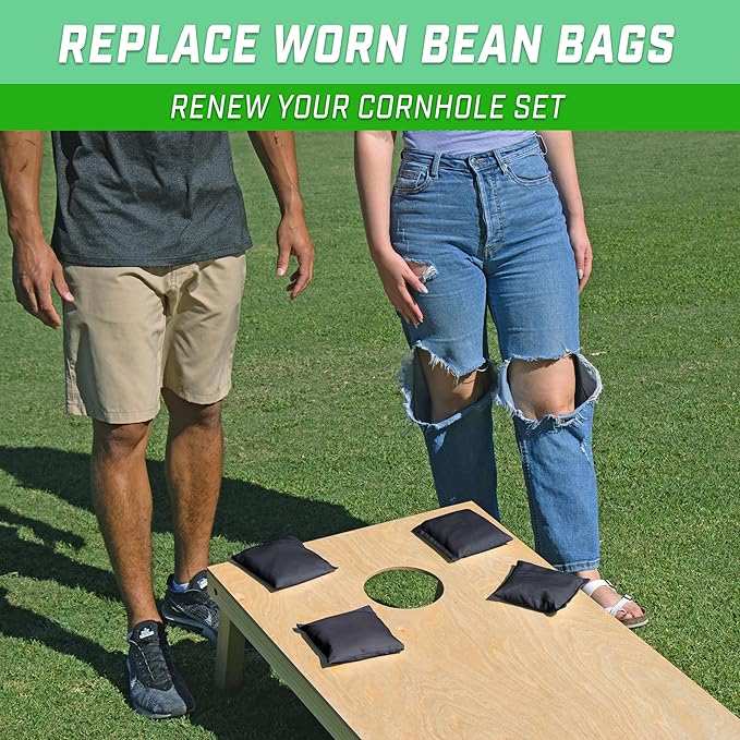 GoSports Classic Cornhole Bean Bags Set of 4-16 Colors Available - Regulation All Weather, Mix and Match