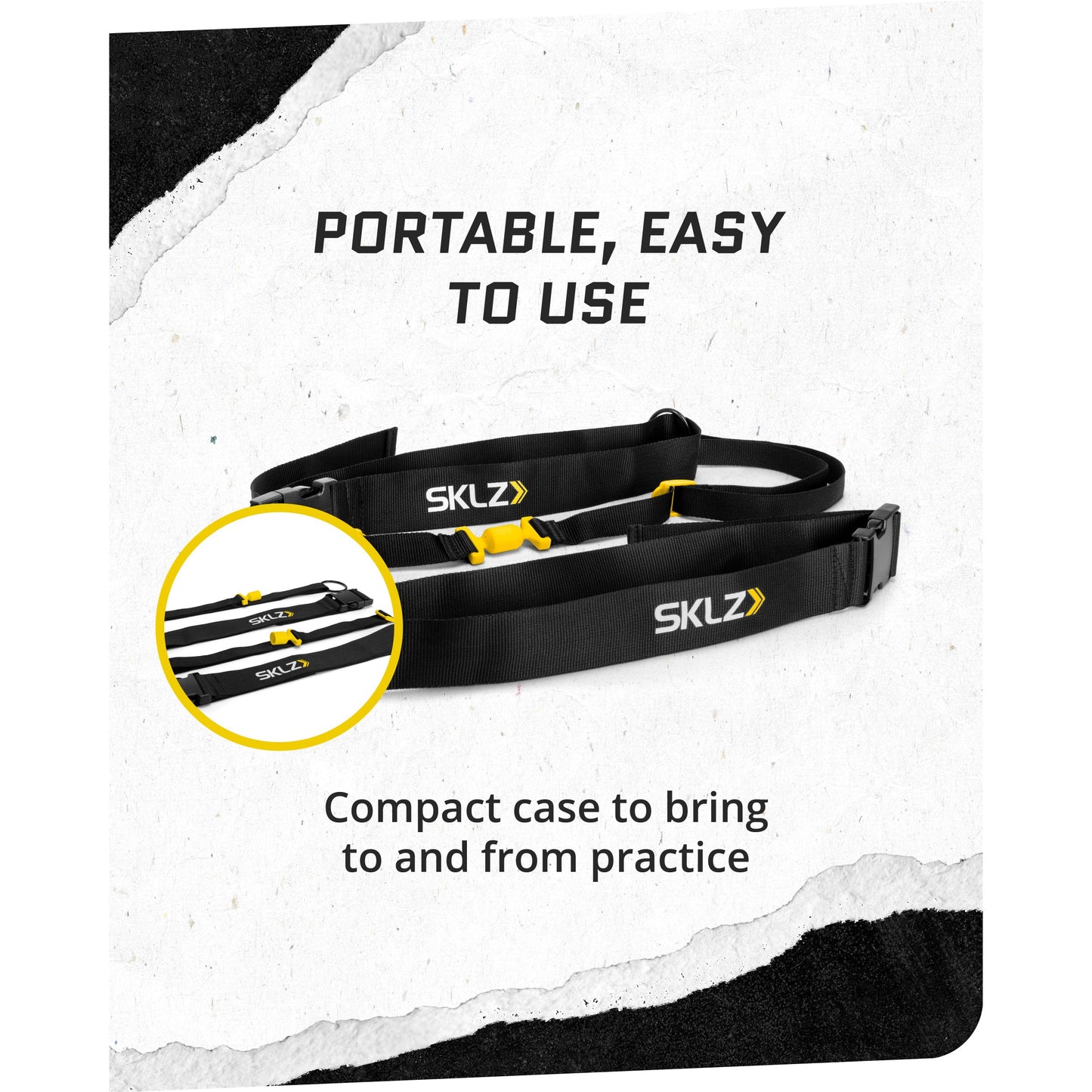 Adjustable Dual Agility Training Belt with Audible Feedback - Versatile Speed and Reaction Drill Trainer for Baseball, Softball, and Multi-Sport Agility