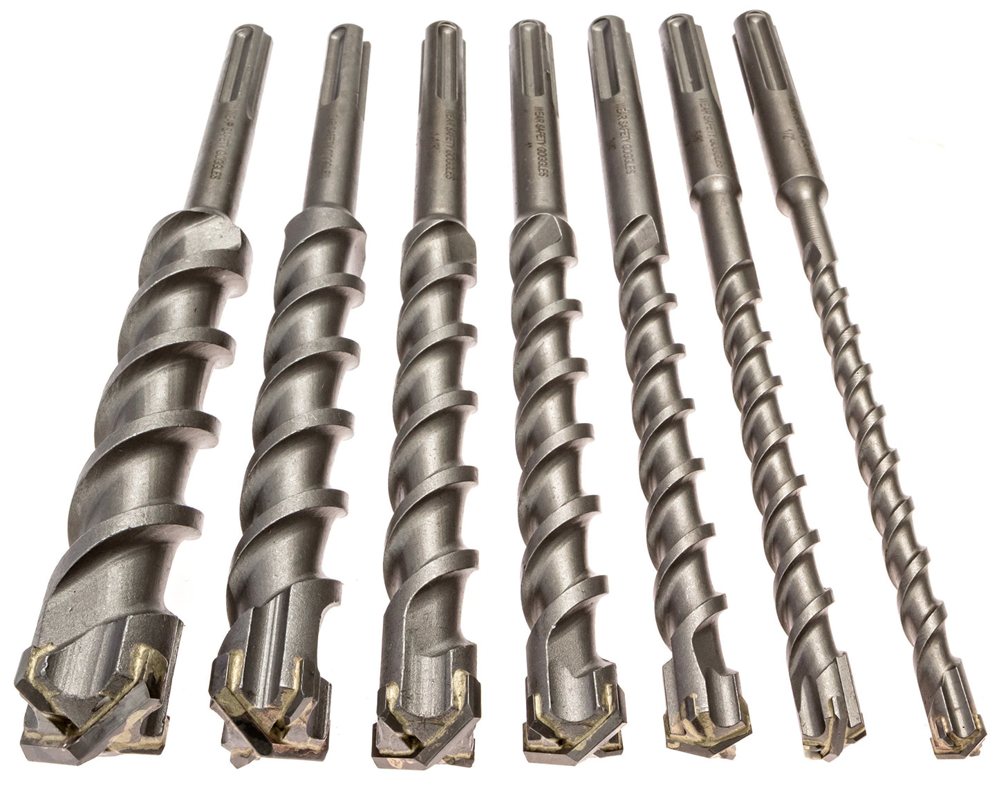 7 Piece Carbide Tipped Masonry Drill Bit Set, SDS Max!!!