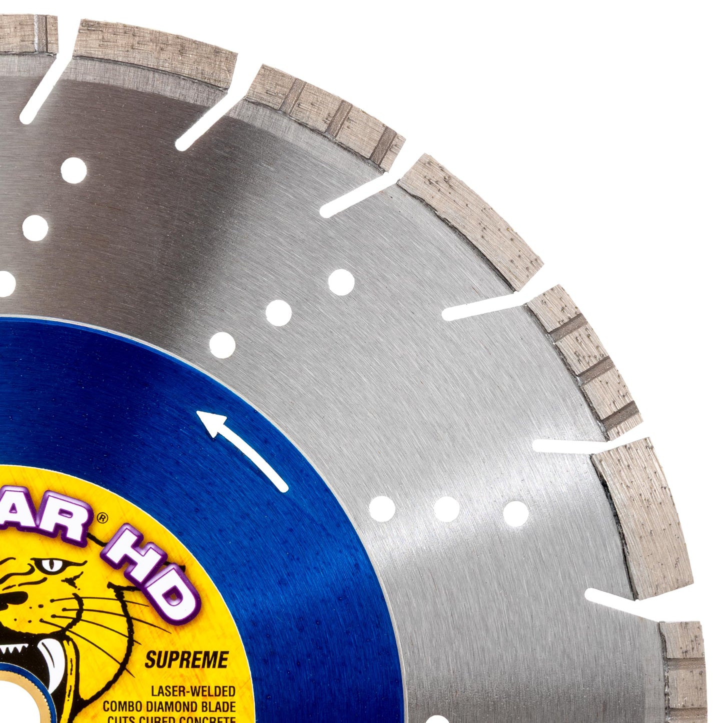 Cougar HD 14 Inch 10-Pack Concrete Diamond Blade, Supreme Heavy-Duty Segmented Blade, Dry/Wet Combo Cutting Reinforced Concrete, Asphalt, Stone 1"-20mm Arbor (10pcs)