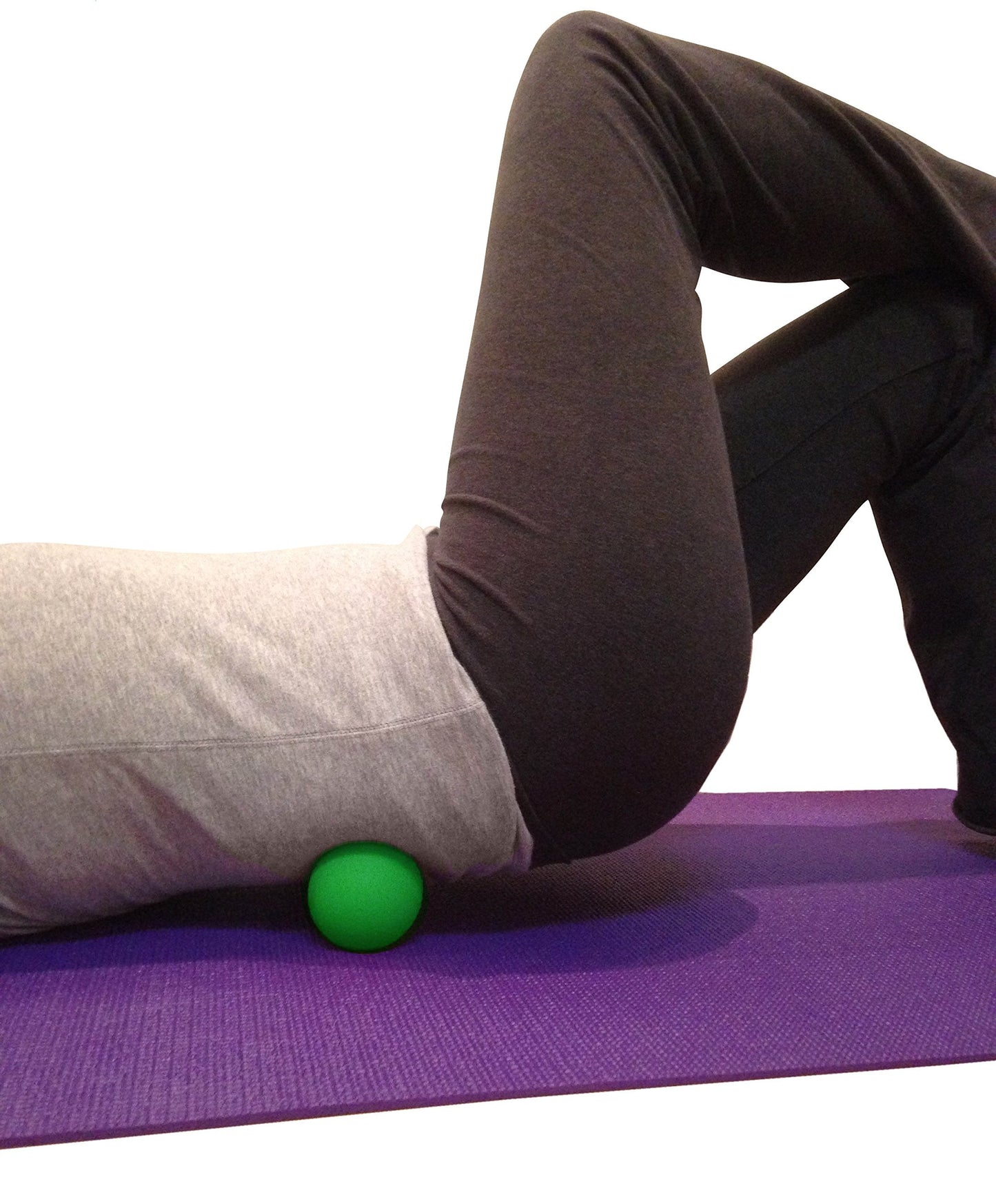 Kieba Massage Lacrosse Balls for Myofascial Release, Trigger Point Therapy, Muscle Knots, and Yoga Therapy. Set of 2 Firm Balls (Green and Yellow)