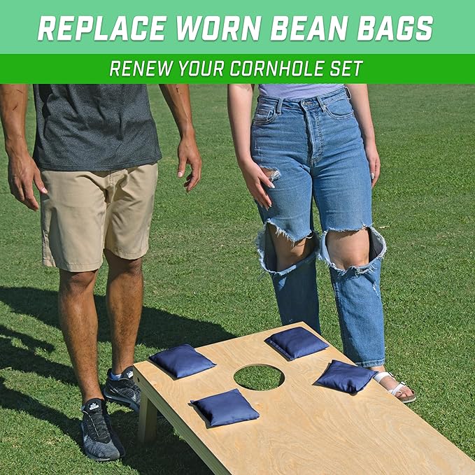 GoSports Classic Cornhole Bean Bags Set of 4-16 Colors Available - Regulation All Weather, Mix and Match