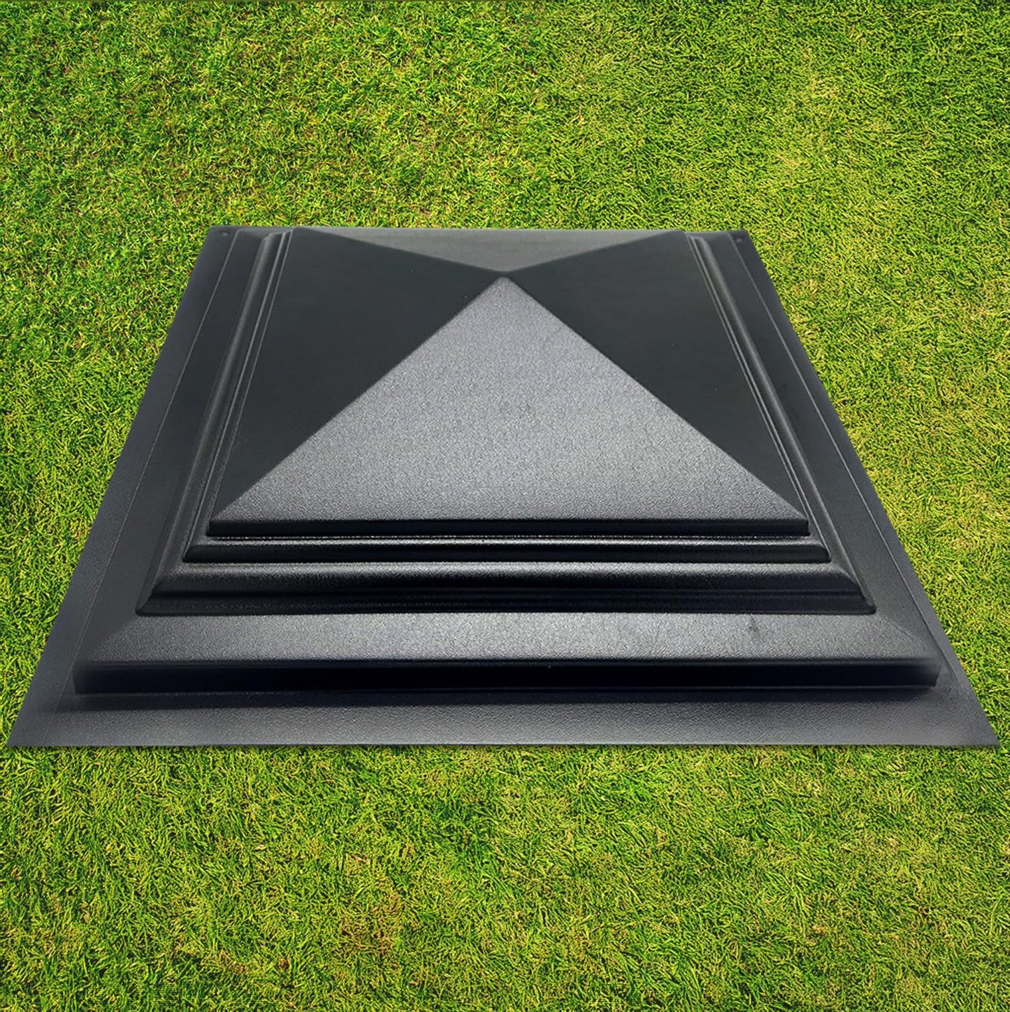 BETONEX Concrete Molds DIY Fence Pier Column Cap Mold Mould Form Cement ABC Plastic Molds 20,08x20,08 inch (510x510mm)
