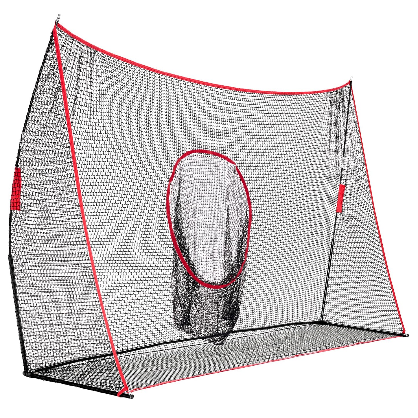 OLIXIS Golf Nets for Backyard, 10x7 ft Golf Practice Net with Frame, Outdoor & Indoor Dual-Use Sturdy for Hitting, Personal Driving Range for Home, Garage and Backyard, Black