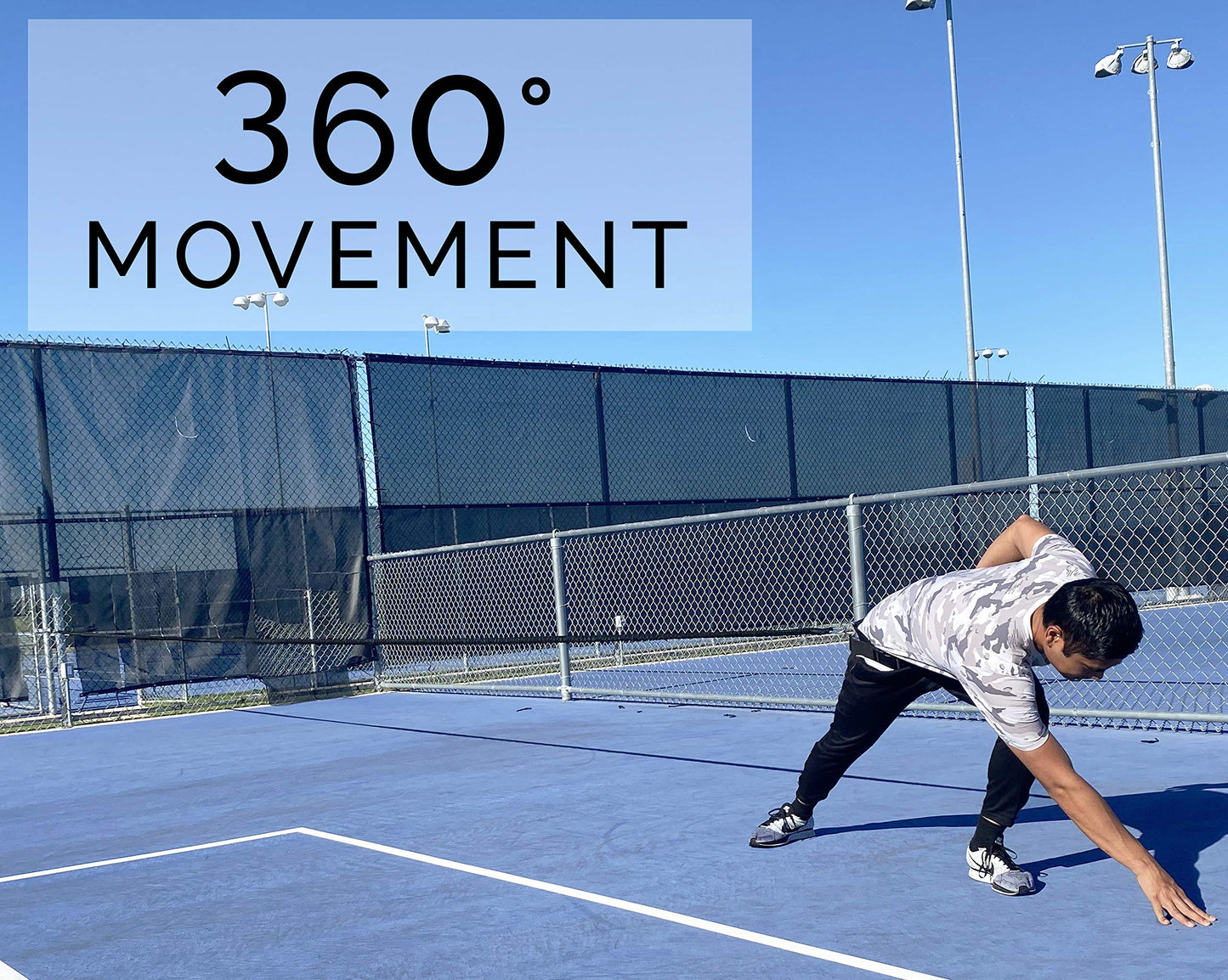 MOVEMINT 33ft Speed Bungee Band Trainer, 90+lbs Resistance (Longest in Market)