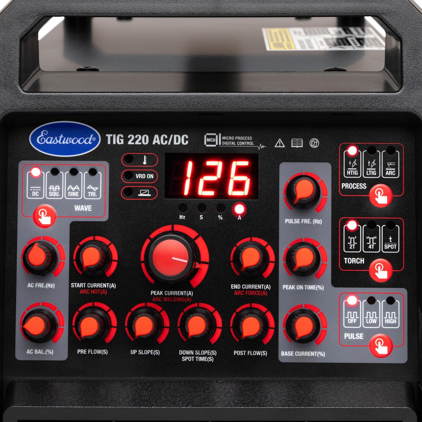 Eastwood TIG 220 AMP AC/DC TIG Welder and Stick Welding Weld Steel Aluminum