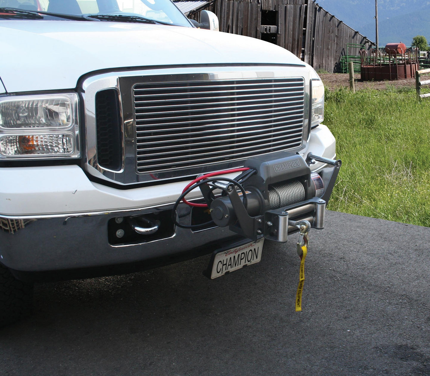 Champion Power Equipment 10,000-lb. Truck/SUV Winch Kit with Speed Mount and Remote Control