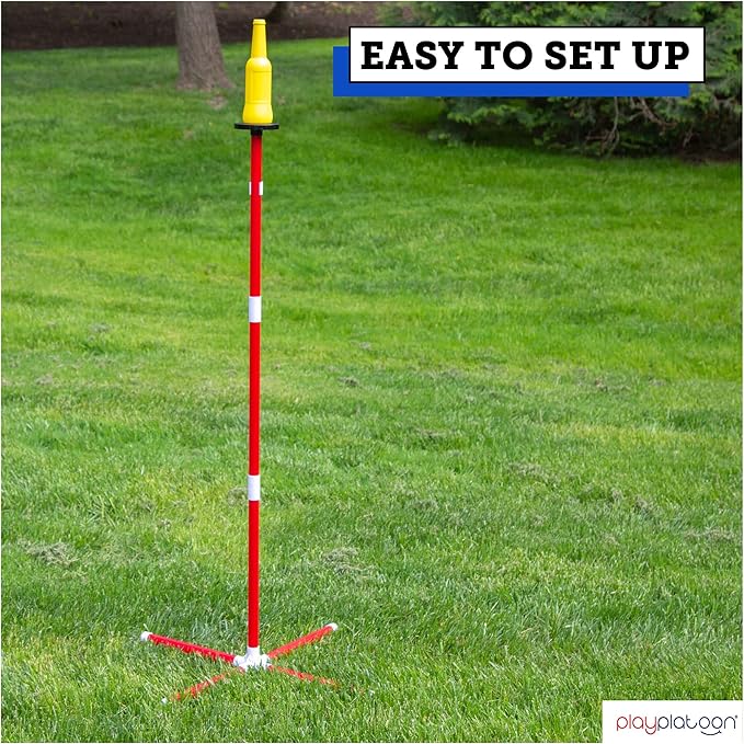 Play Platoon Bottle Jam Flying Disc Game for Teens & Adults to Play Outdoors - Yard Set Tailgate Party Game for Backyard and Beach