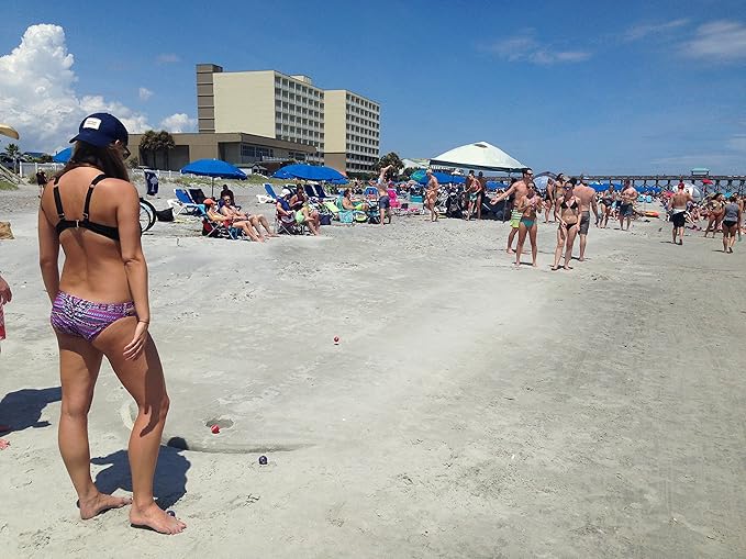 Set | America’s Ultimate Beach Game Accessories And Must Haves, Outdoor Toss Beach Games for Adults Teens Friends & Family