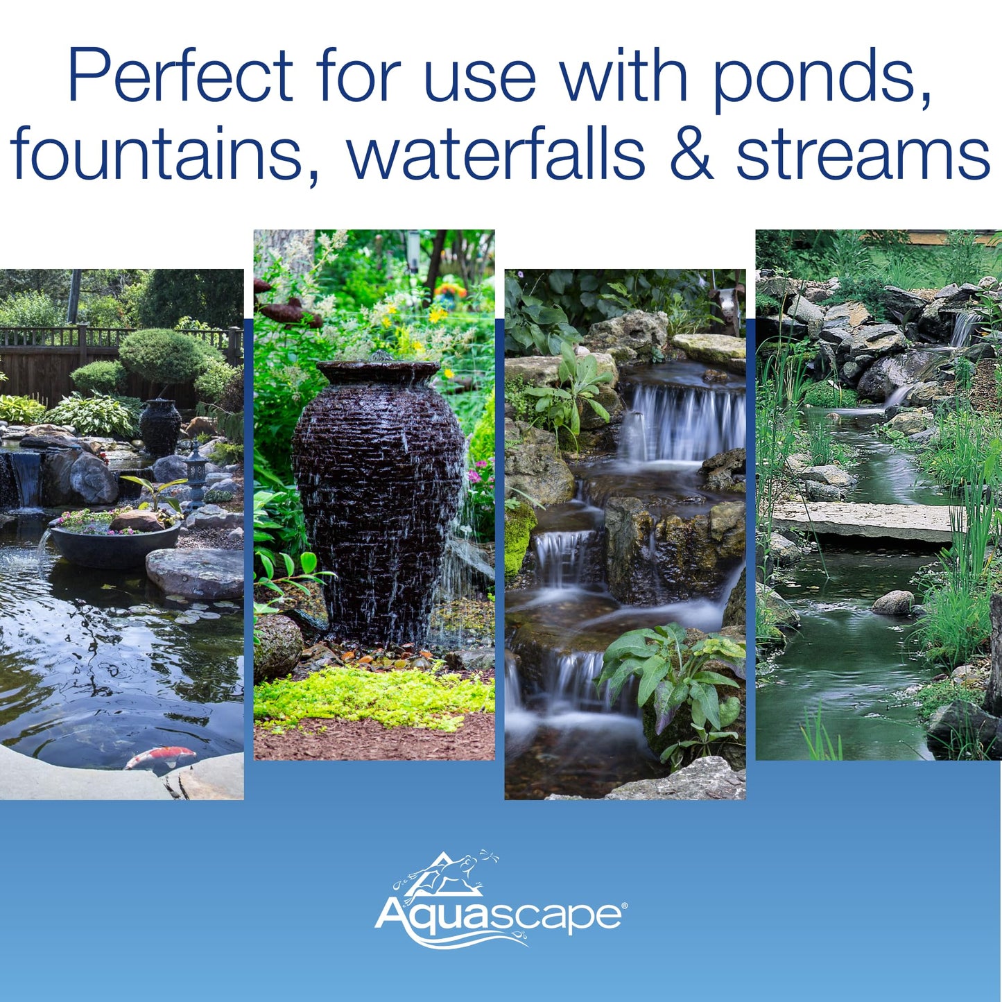 Aquascape PRO Grade 45 MIL EPDM Fish-Safe Pond and Fountain Liner, 10-ft x 10-ft, 100 sq ft, Black