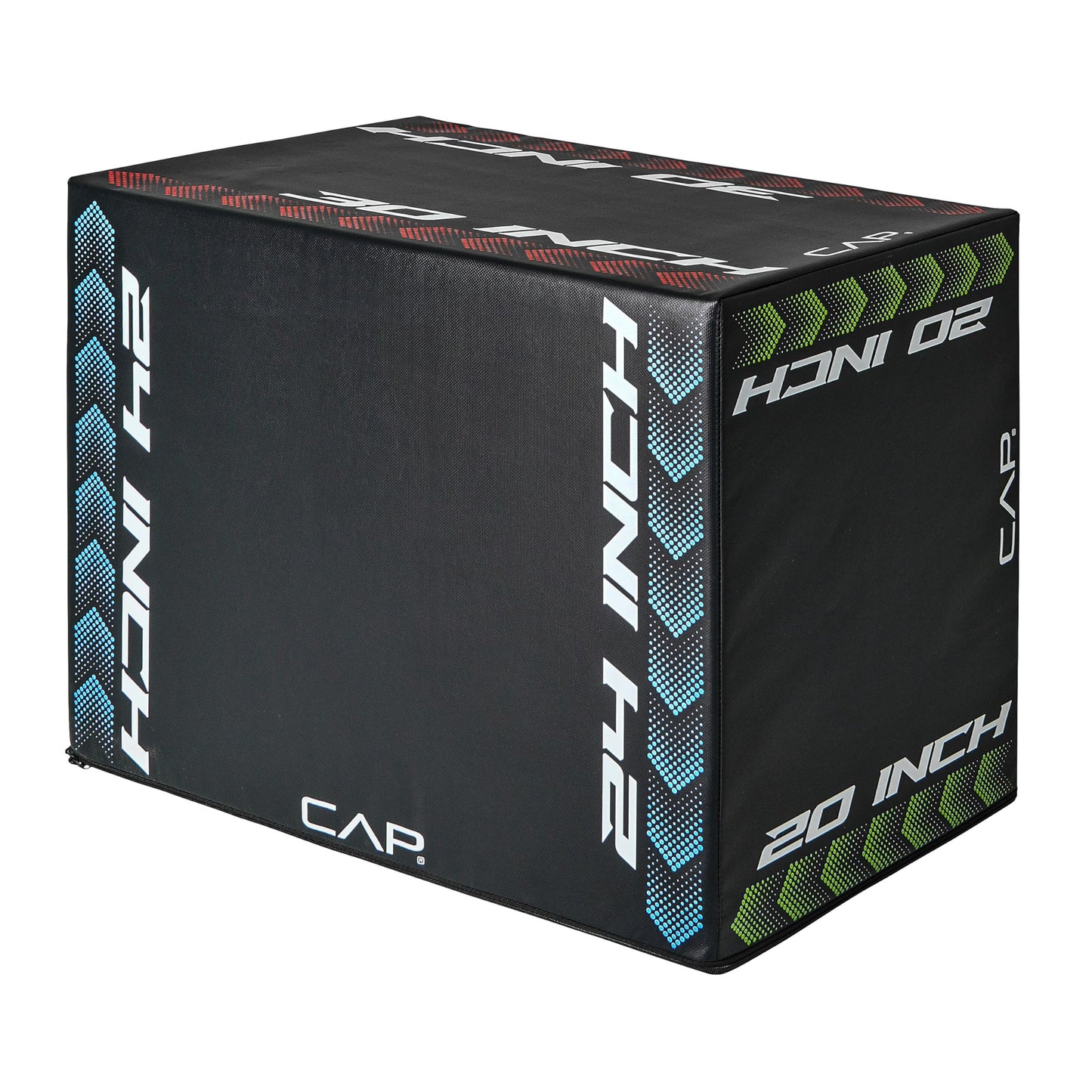 CAP Barbell 3-in-1 Foam Plyometric Jump Box – Adjustable Heights for Home Gym, HIIT, Step-Ups, Agility Drills & Strength Training