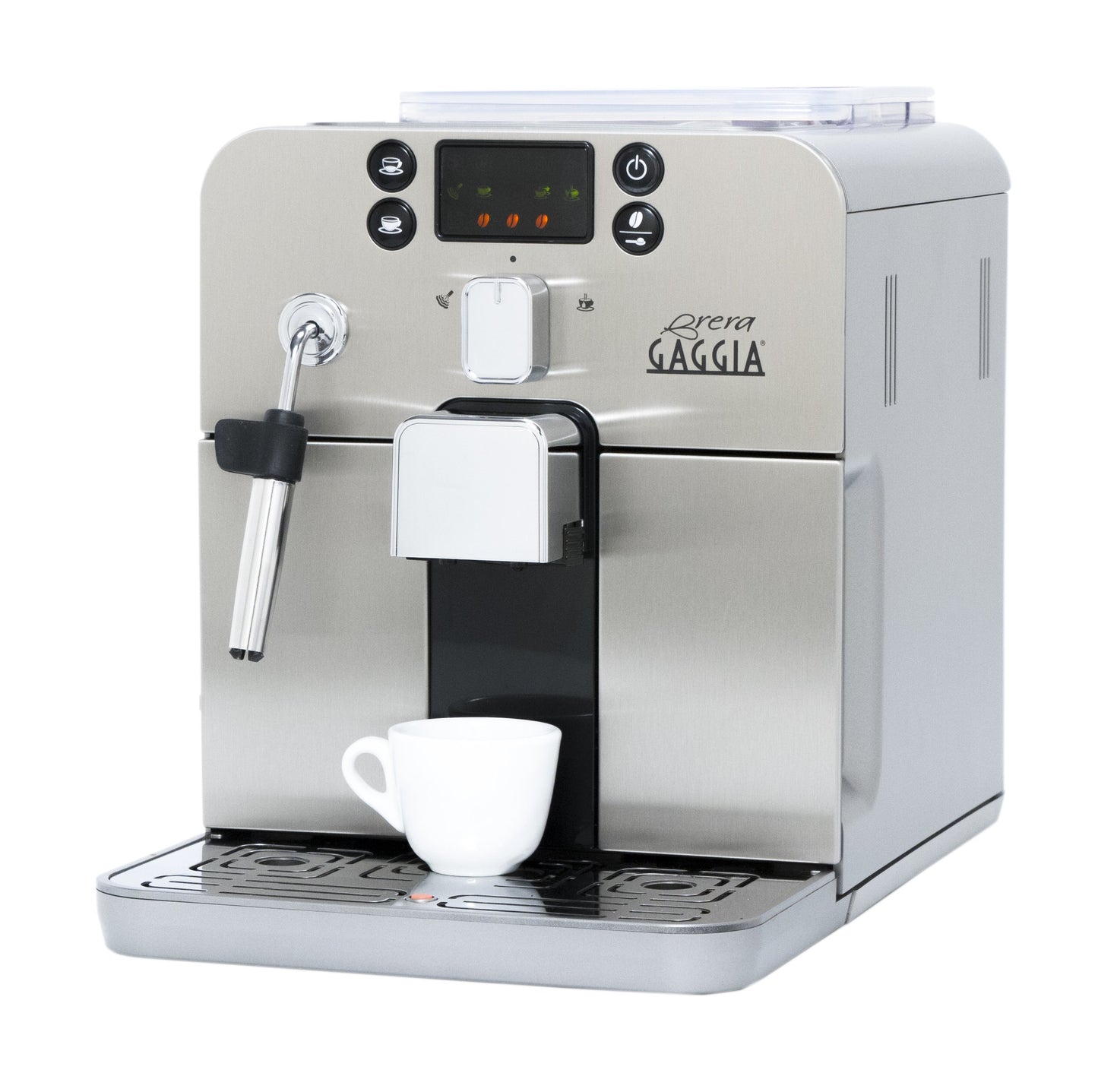 Gaggia Brera Super-Automatic Espresso Machine, Small, 40 fluid ounces, Silver