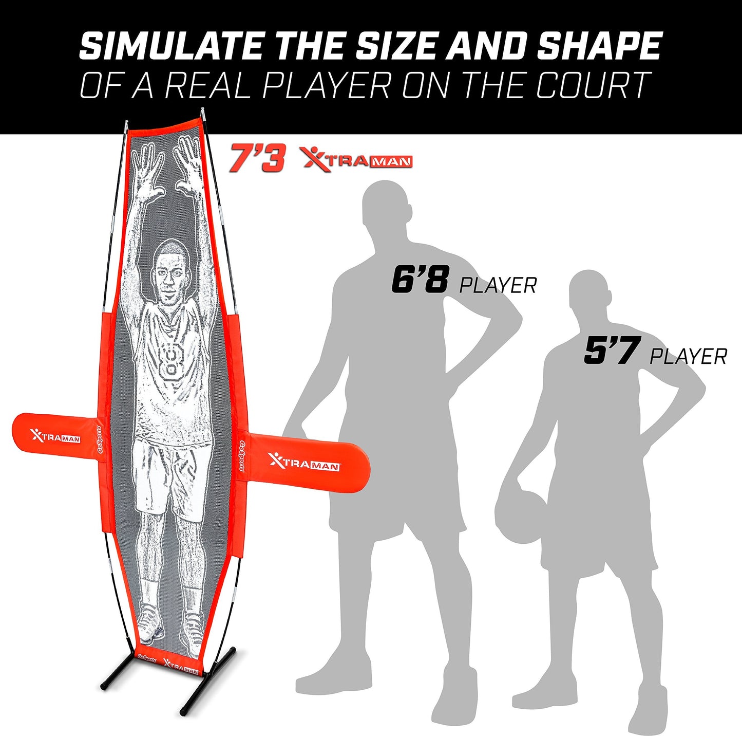 GoSports XTRAMAN Basketball Dummy Defender Training Mannequin