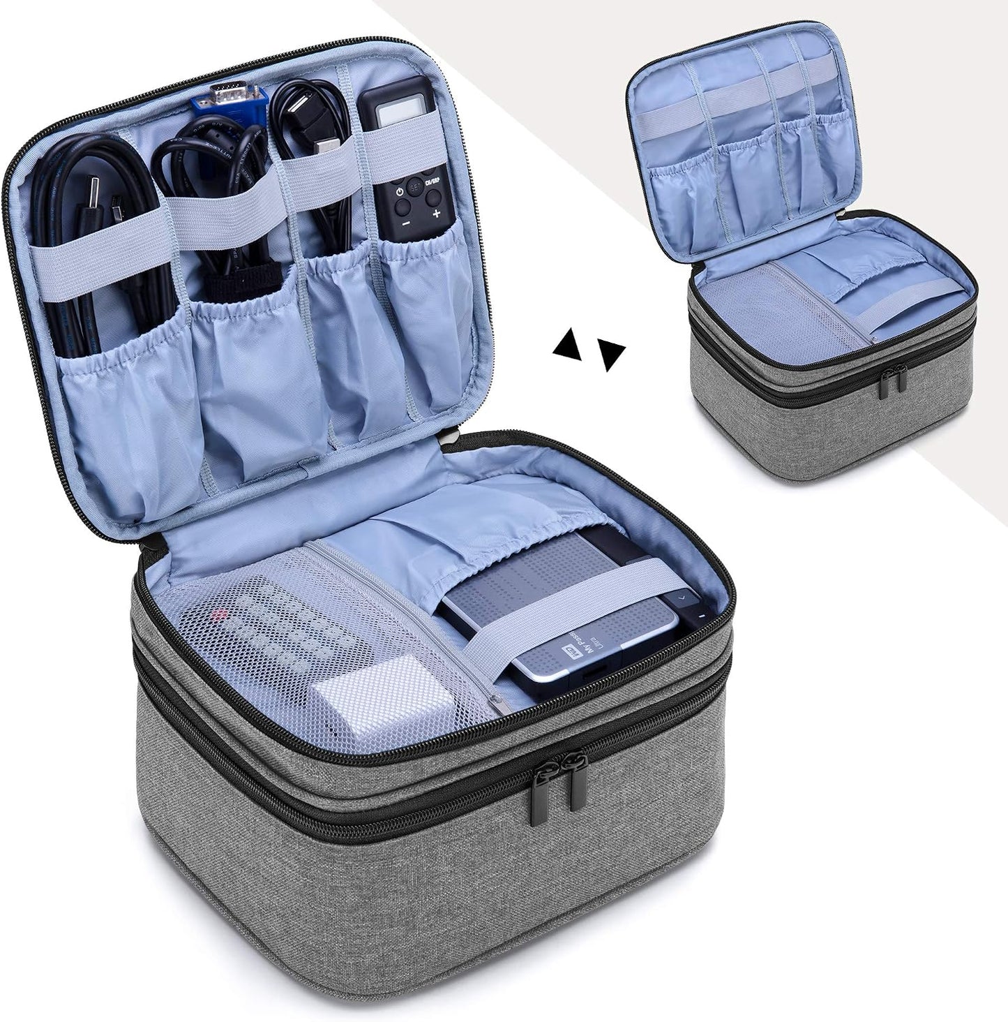 LUXJA Carrying Bag Compatible with DR.J Mini Projector, Projector Portable Case for Accessories (Fits Most Major Mini