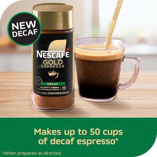 NESCAFÉ Gold Decaf Espresso Instant Coffee - Rich Flavor, 3.17 oz Pack