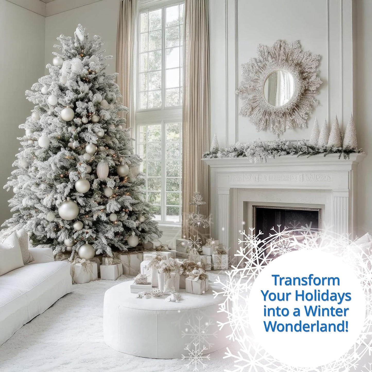 ArtCreativity Instant Snow Powder - Create 4 Gallons of Realistic Fake Snow | Perfect for Sensory Play & Holiday Fun