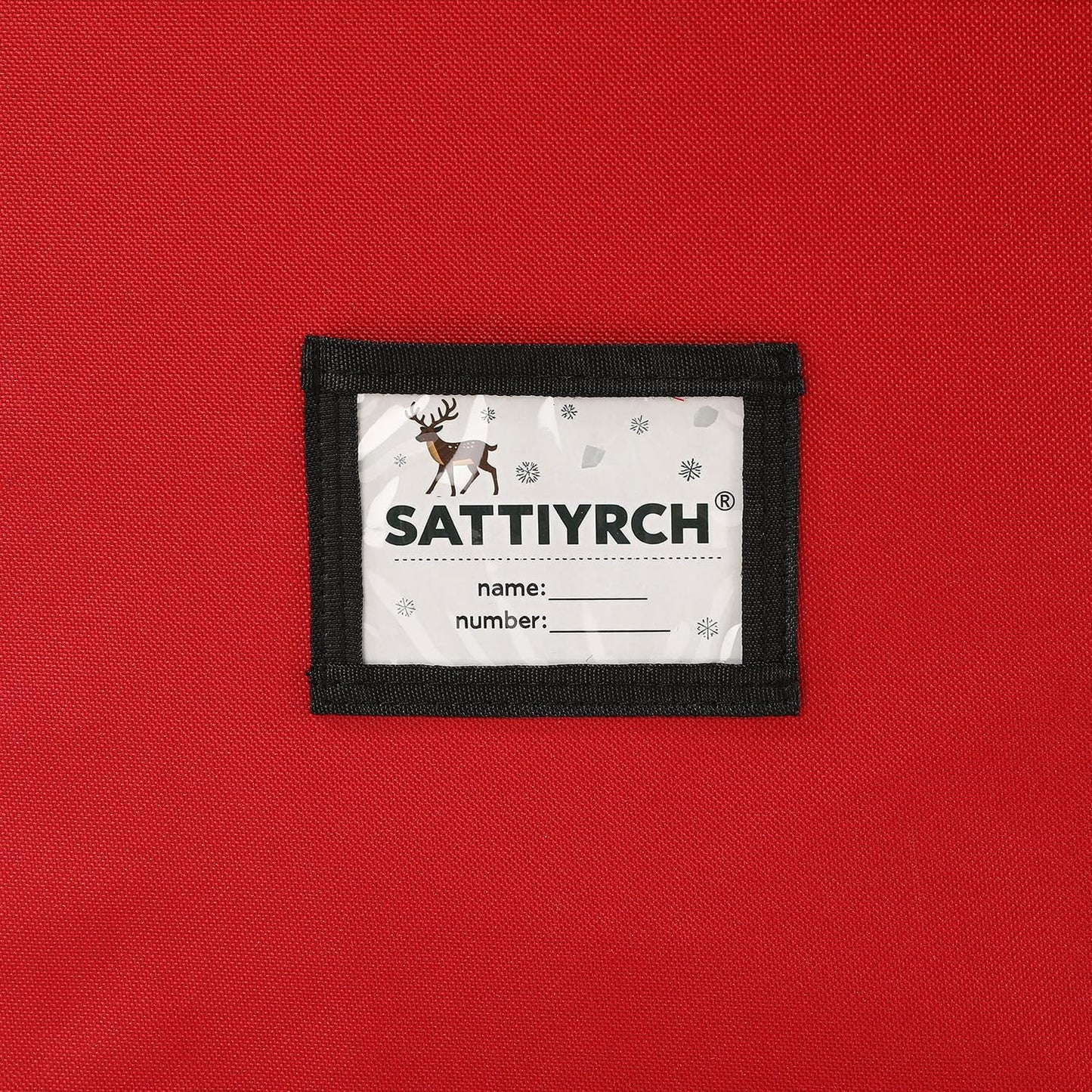 Sattiyrch Christmas Ornament Storage Box - Dust-Proof Canvas with 4 Trays & Customizable Dividers | Holds Up to 64 Ornaments