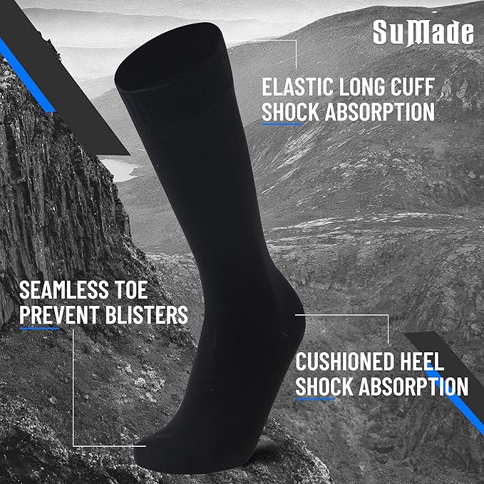 Waterproof Socks, Men Women Knee High Hiking Kayaking Socks 1 Pair