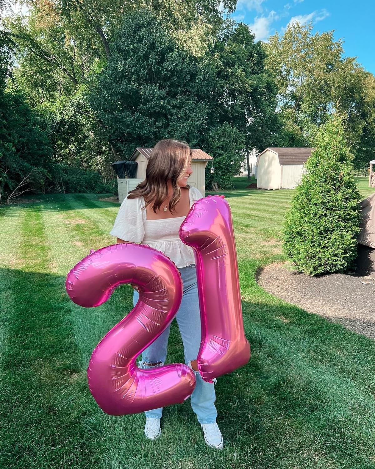 Pink Number Balloon - 40 Inch 0 Balloon for Birthday Decorations | Perfect Party Supplies for Women