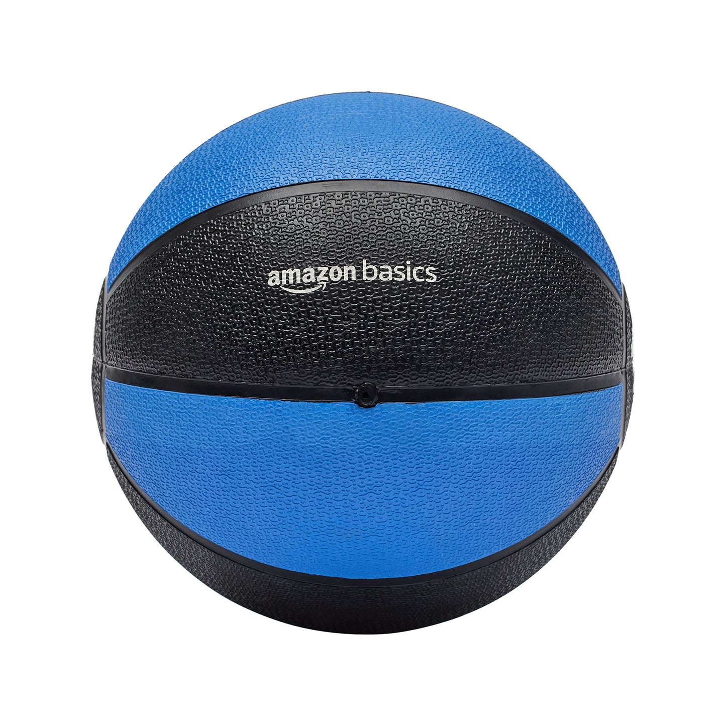 Amazon Basics Weighted Medicine Ball for Core Strength, Strength Training, Full-Body Workouts and Balance Exercises, 10 Pounds, Blue/Black, 9.3 inches