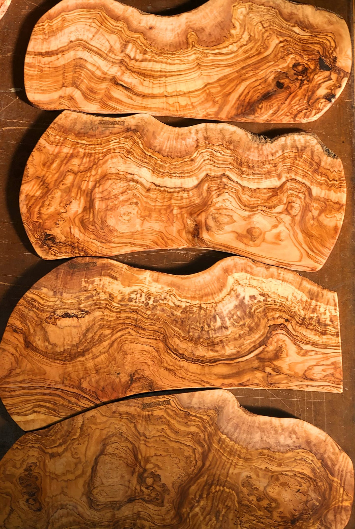 24" Rustic Handmade Bark Edge Olive Wood Charcuterie Board Extra Large by Orchard Hardwoods- Cutting, Chopping, Serving- Wooden Slab, Unique Gift, In Sm 12", Med 16", Lg 20", XL 24"(XL 24x7-10x0.8)