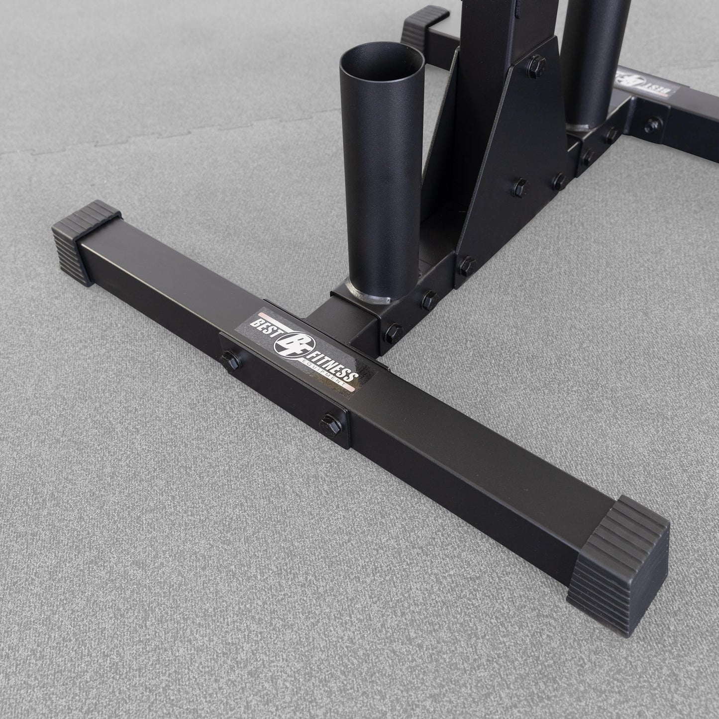 Body-Solid (BFWT10B) Weight Tree Rack for Olympic Plates - Bumper Plate Storage, Weight Plate Holder