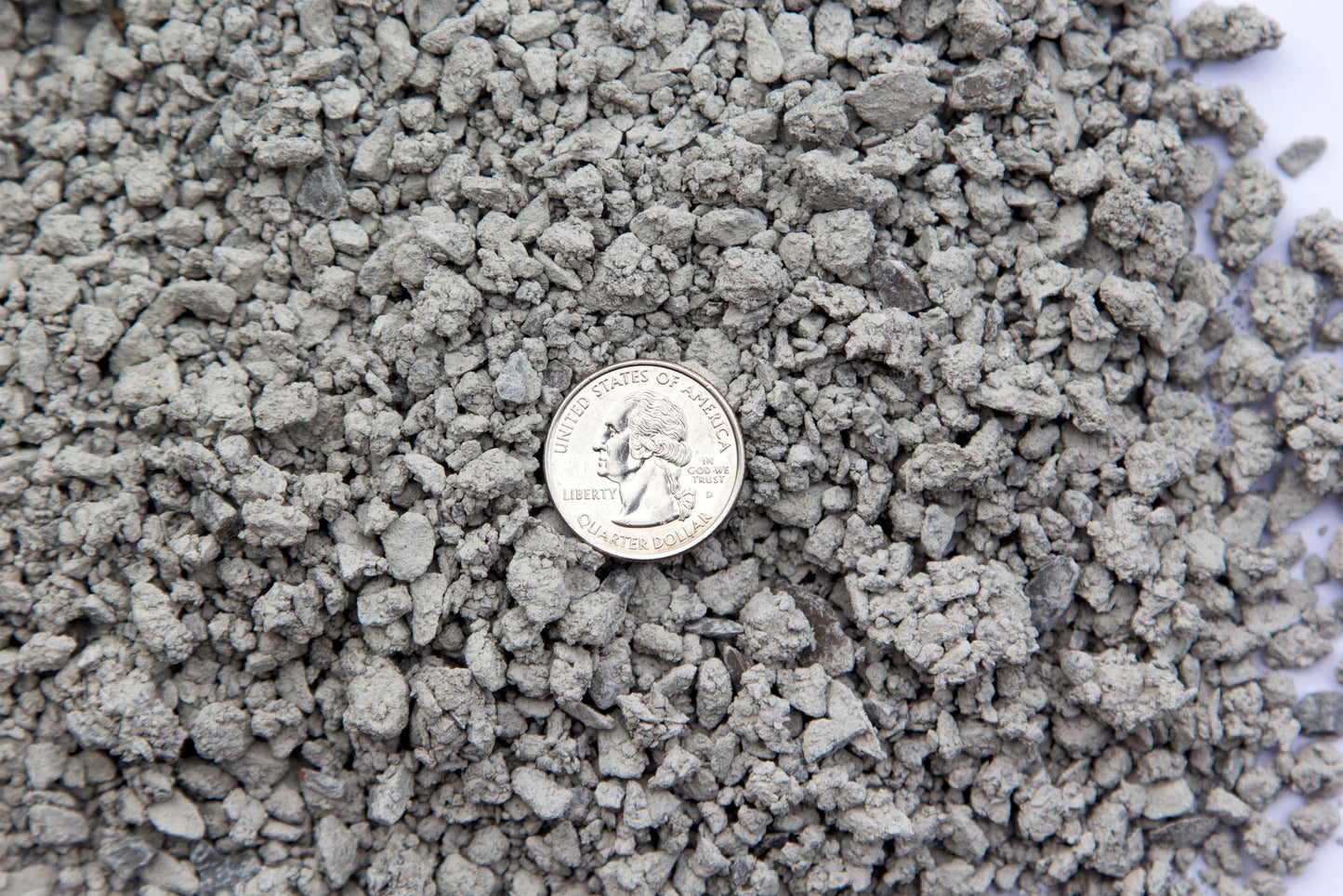 Crushed Limestone Gravel – Gravel Company Quarter Down for Driveways, Paver Base, Patios & Walkways – Angular Stone (3 lbs)