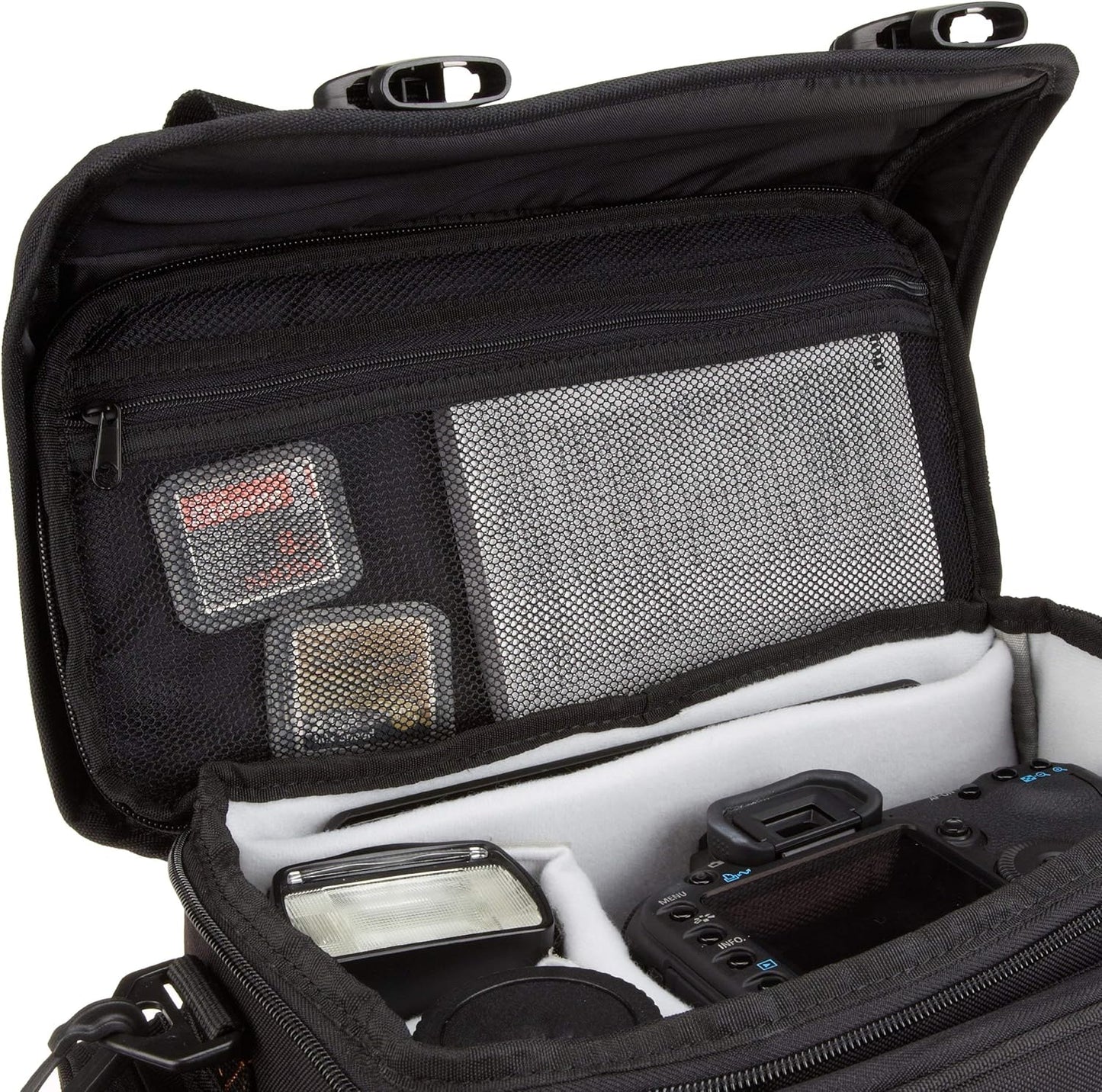 Large DSLR Camera Bag with Grey Interior