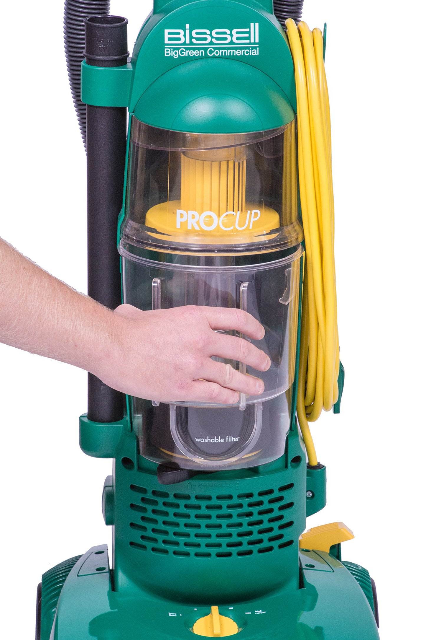 Bissell Commercial BGU1937T Pro Cup Bagless Upright Vacuum with On-Board Tools