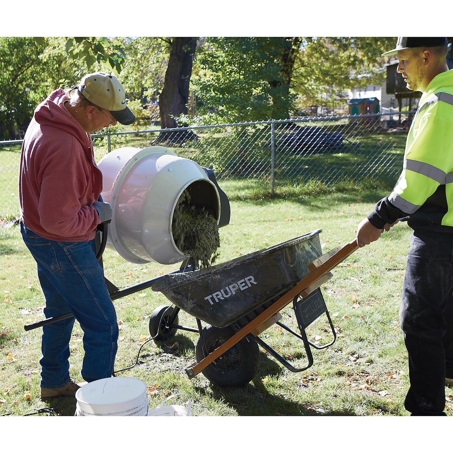 Klutch Electric Cement Mixer, 6.35 Cu. Ft. Drum
