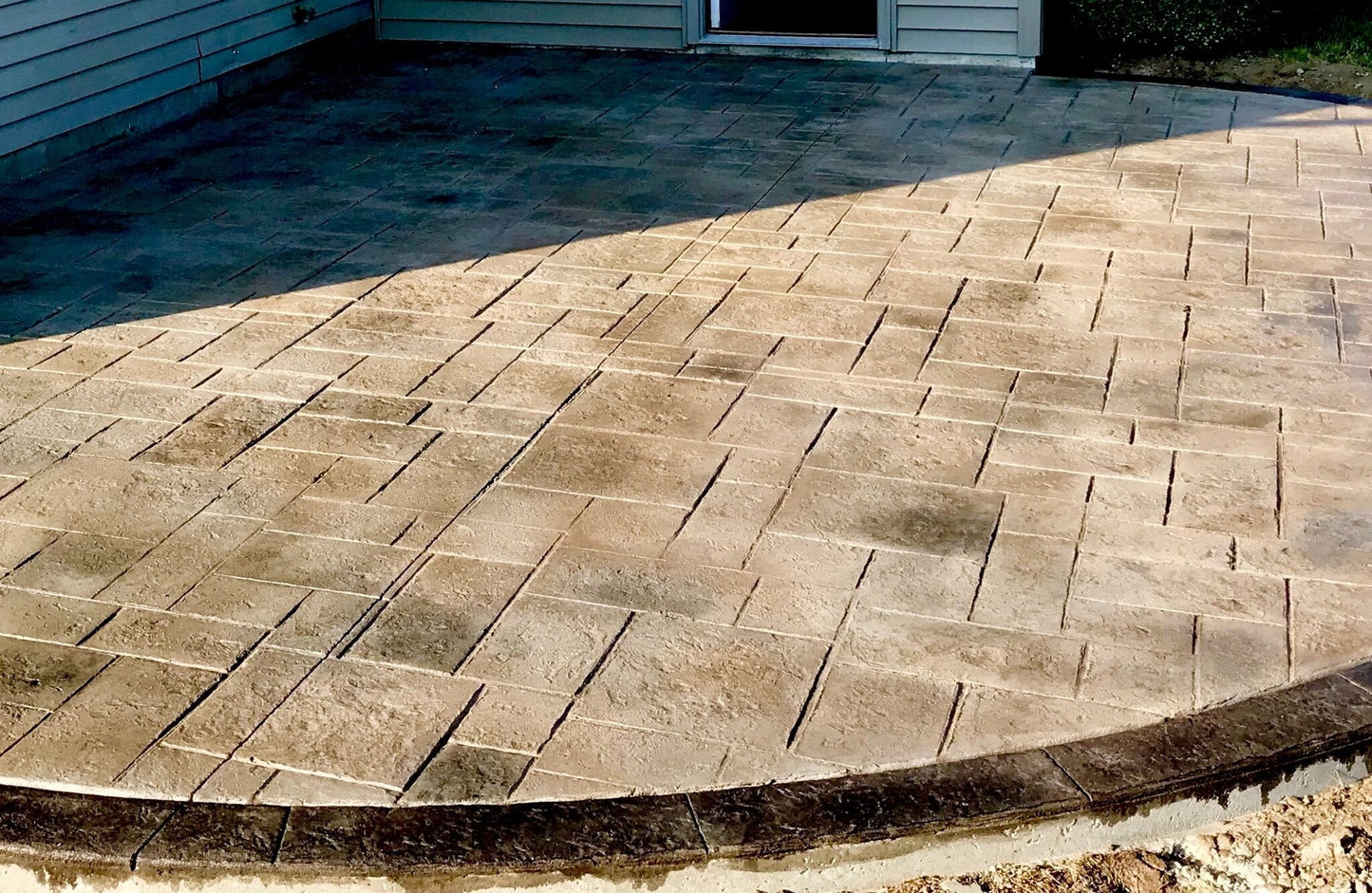 Three Rivers Ashler Concrete Stamp Set by Walttools | Decorative Stone Tile Pattern, Sturdy Polyurethane Texturing Mats, Realistic Limestone Detail (5 Piece)